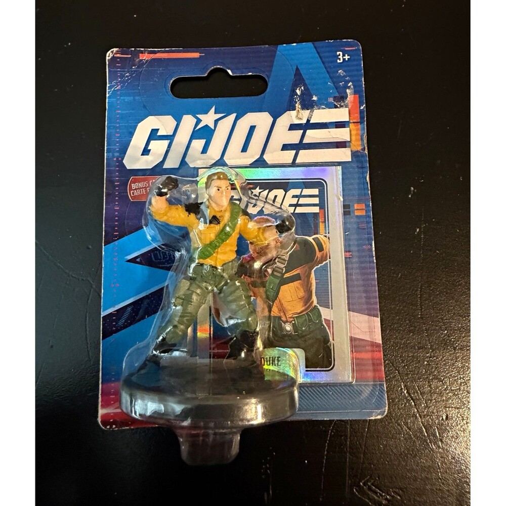 G.I. Joe Duke Cake Topper Figurine, Multicolor Plastic Figure, 1 Pack